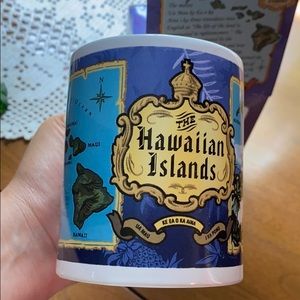 Hawaiian islands souvenir mug
